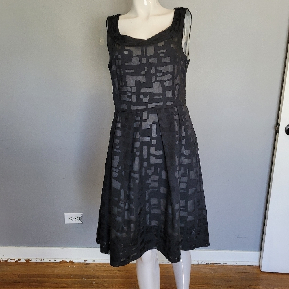 Teenflo Geometric Overlay Dress, VGUC, Size 8